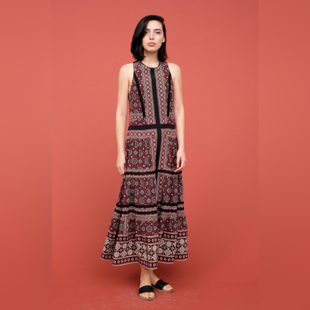 Sea New York - Silk Ezri Sleeveless Maxi Dress / Size 0